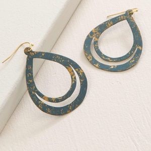 Noonday Collection Patina Teardrop earrings
